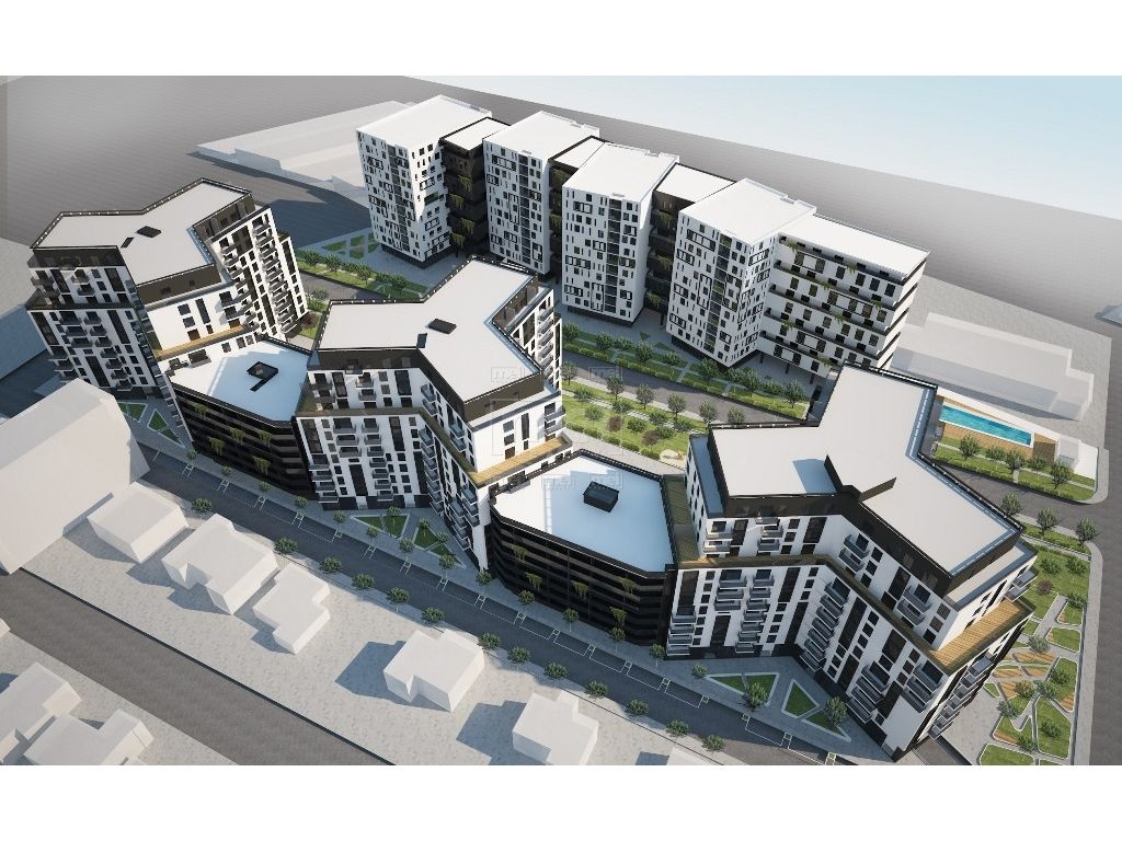 SHITET APARTAMENT 1+1 TEK TURDIU GARDEN REZIDENCE, FUSHA E AVIACIONIT.