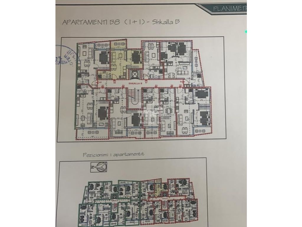 SHITET APARTAMENT 1+1 NE QERRET