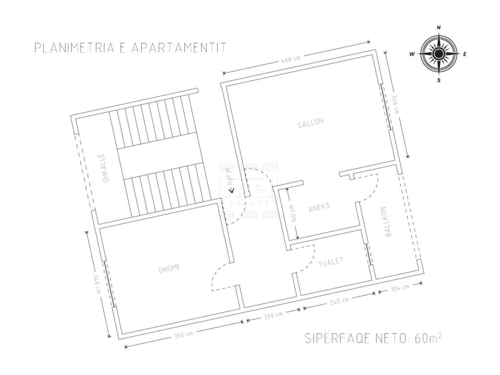 Shitet Apartamenti 1+1 Ne Laprake