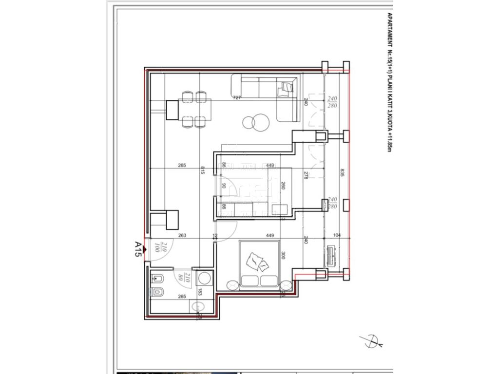 SHITET APARTAMENT 2+1 NDERTIM I RI TE SELVIA!