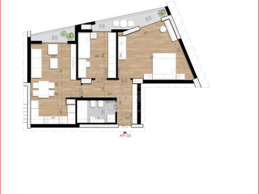 SHITEN APARTAMENTE 2+1 TEK GARDEN RESIDENCE TURIDU, FUSHA E AVIACIONIT