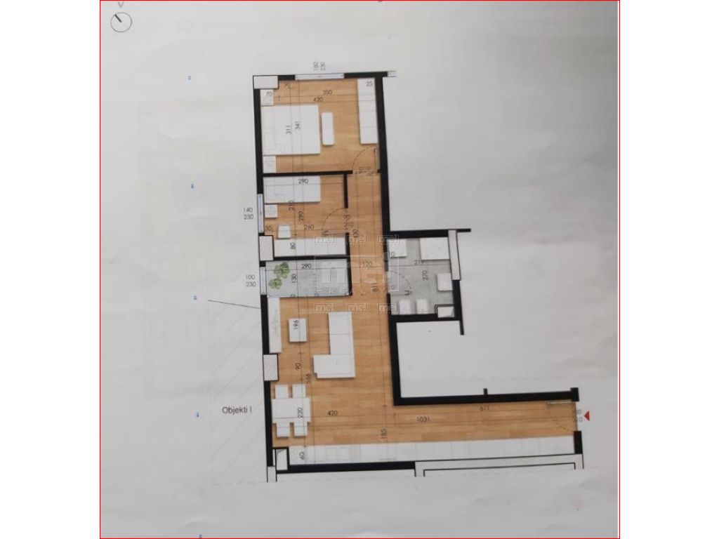 SHITEN APARTAMENTE 2+1 TEK GARDEN RESIDENCE TURIDU, FUSHA E AVIACIONIT