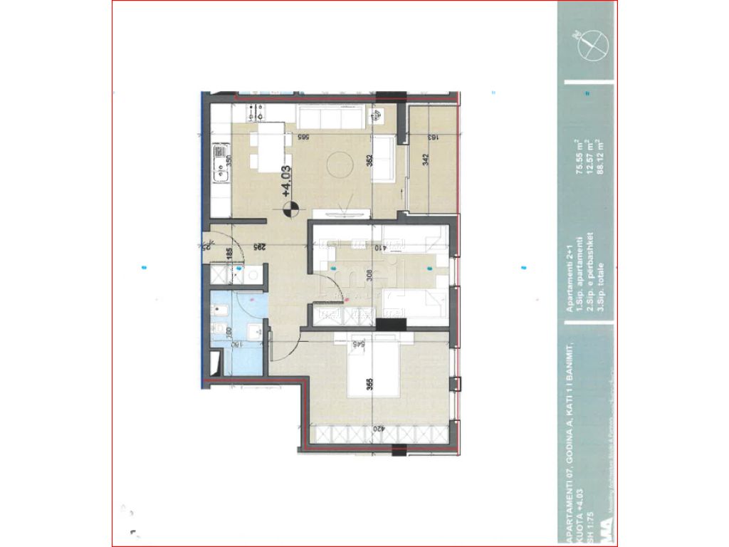 Shiten Apartamente 2+1 Prane QTU-se.