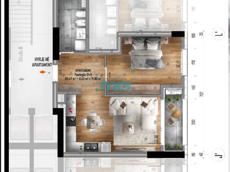 Shitet Super Apartament 1+1 te Ish Dogana!