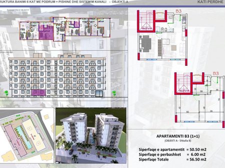 SHITET APARTAMENT 1+1 NE REZIDENCEN PAJA NE MALIN E ROBIT!