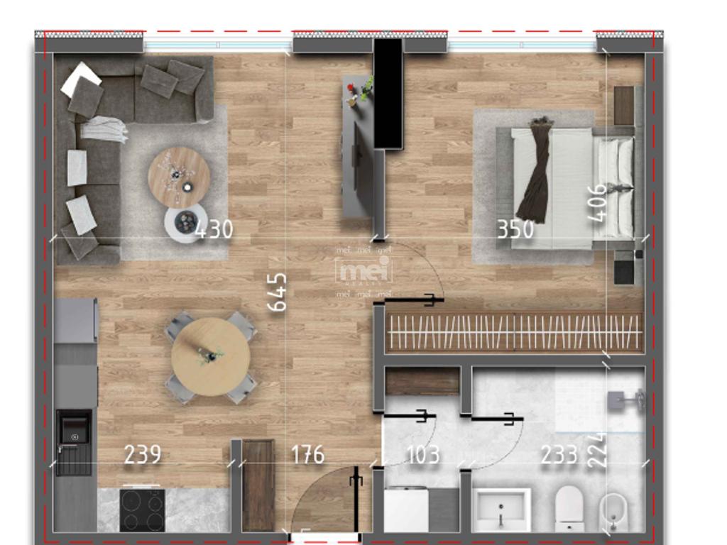 SHITET APARTAMENT 1+1 TEK PERROI I AGAIT,GOLEM!