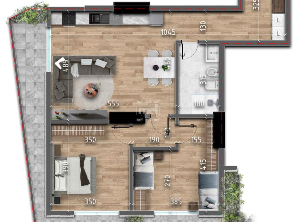 SHITET APARTAMENT 2+1 TEK PERROI I AGAIT,GOLEM!