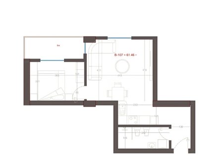SHITET APARTAMENT 1+1 – MALI I ROBIT, SAPPHIRE POINT
