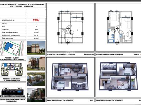 SHITET APARTAMENT 1+1 NE MAL TE ROBIT TE "HESTIA RESIDENCE"!