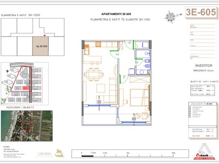 SHITET APARTAMENT 1+1 TE REZIDENCA "LIBURNA" NE GOLEM!