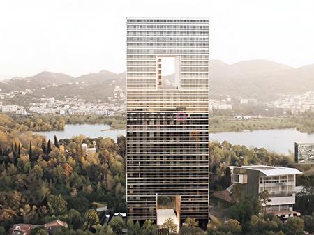 Shitet Apartament 2+1+2 tek Platinum Tower, Garda!