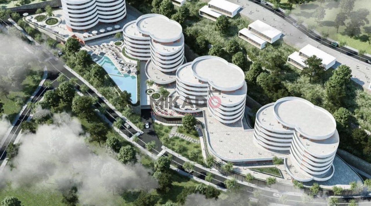 Vendesi in vendita 2+1+2 con veranda a White Hill, Currila Durres!