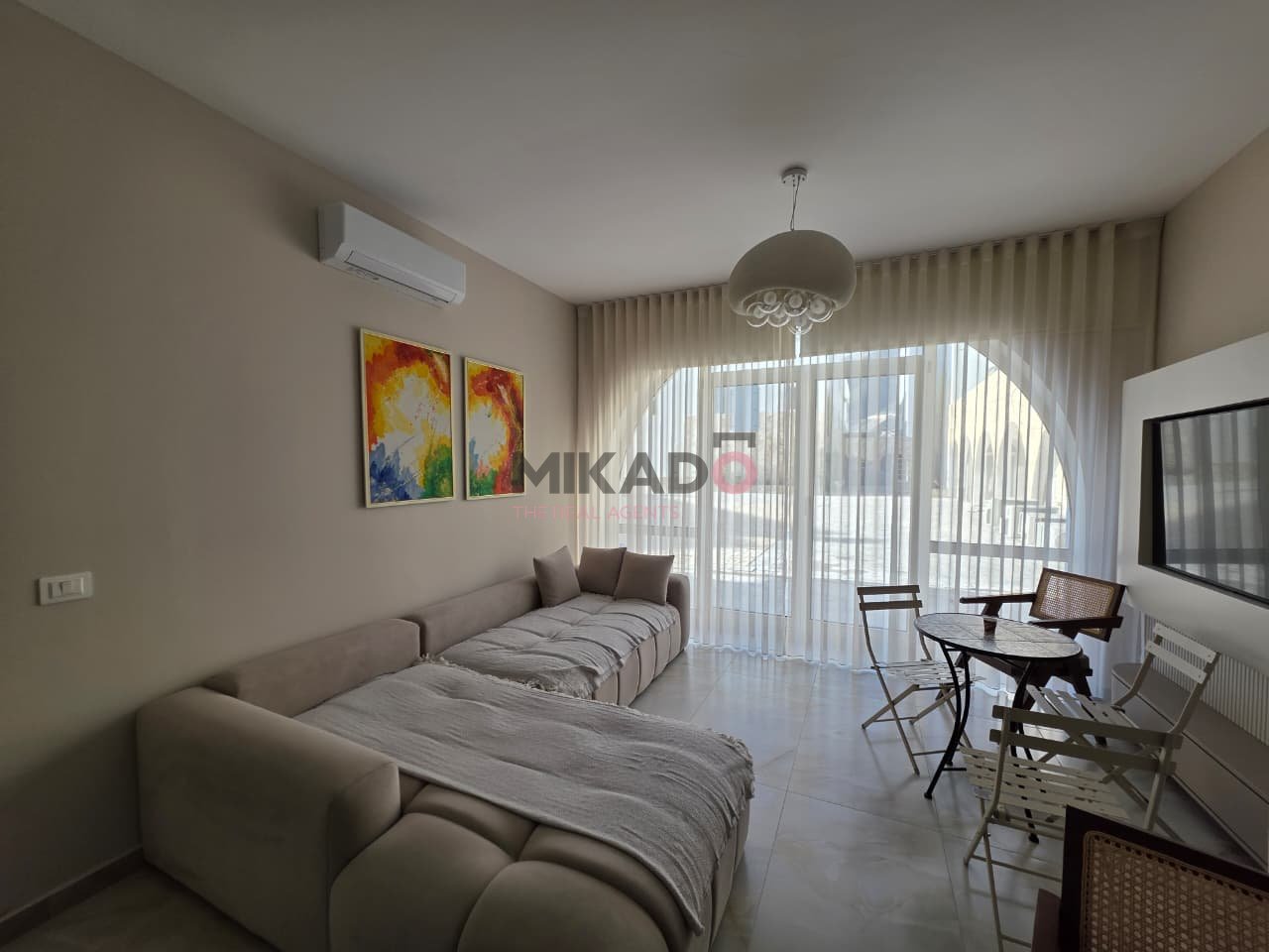 Apartment 1+1 for sale in Santorini Residence, Drymades Dhermi