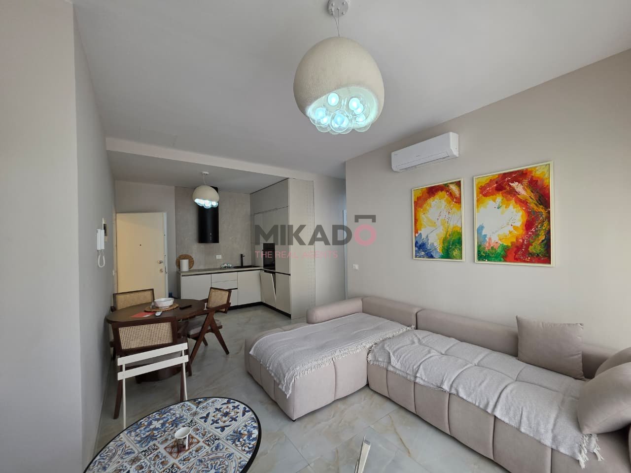 Apartment 1+1 for sale in Santorini Residence, Drymades Dhermi