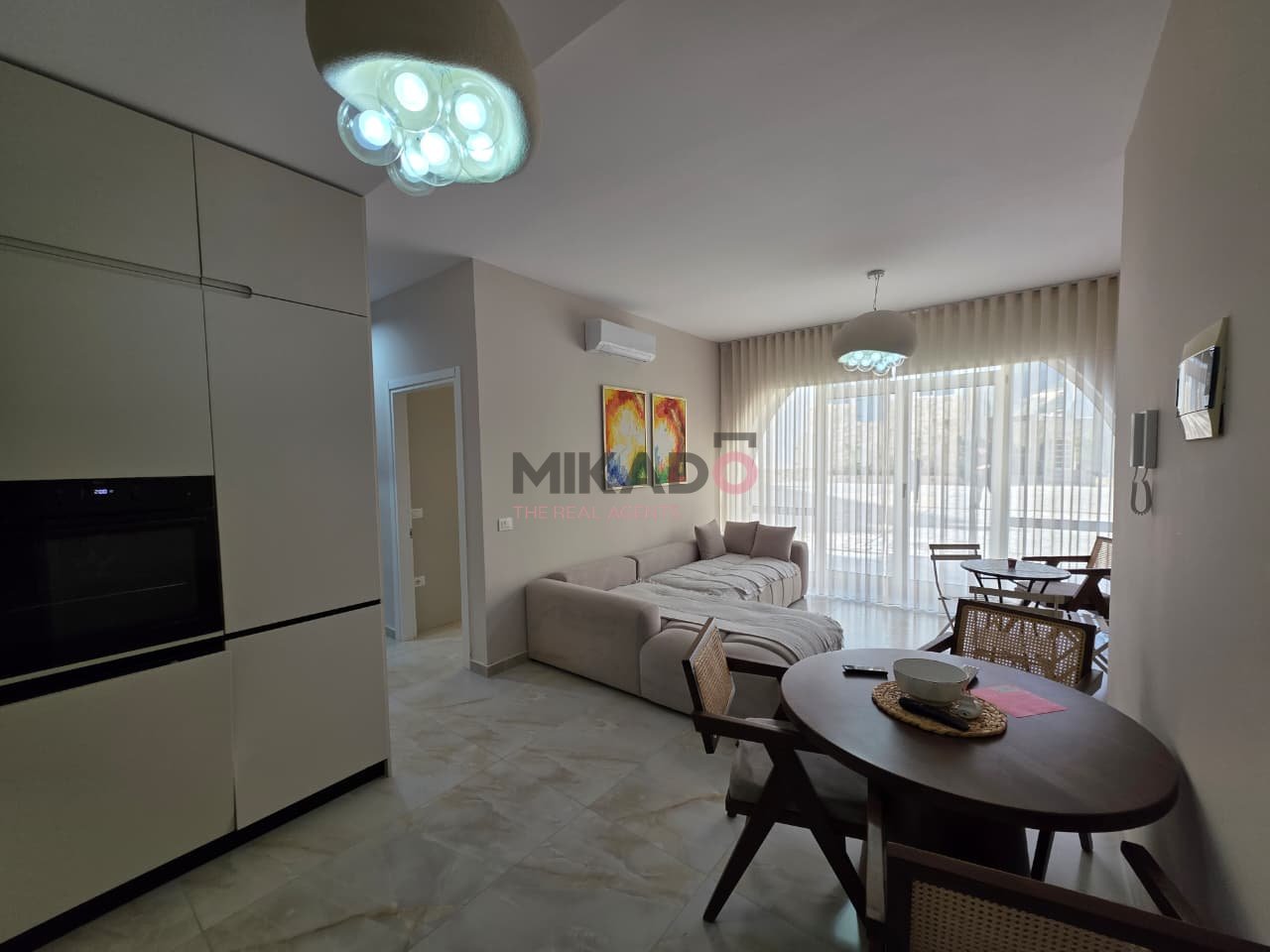 Apartment 1+1 for sale in Santorini Residence, Drymades Dhermi