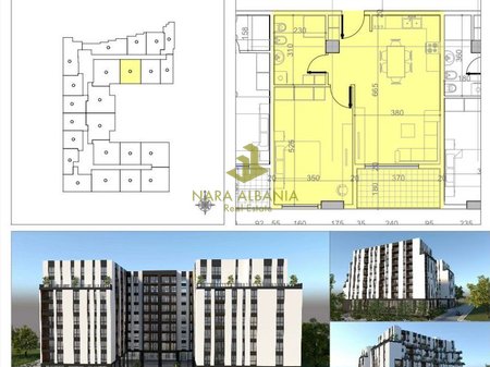 1+1 Apartment for sale in Paskuqan, Tirana - 8th Floor |