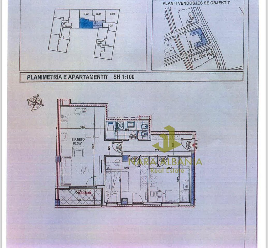 2+1 apartment for sale on Bulevardi i Ri, Tirana - 1800€ per m²