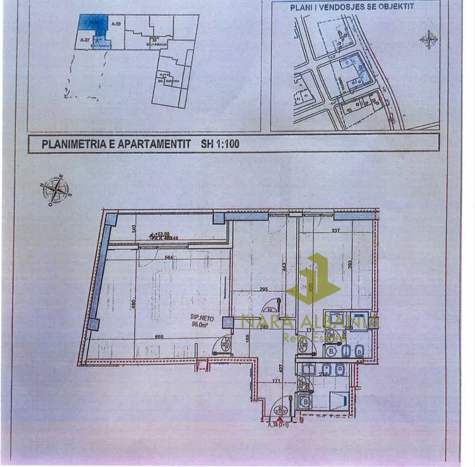 Apartament 2+1 në shitje në Bulevardi i Ri, Tiranë - 1800€ m²