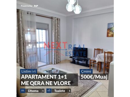 LONG-TERM RENTAL OF 1+1 APARTMENT IN VLORE