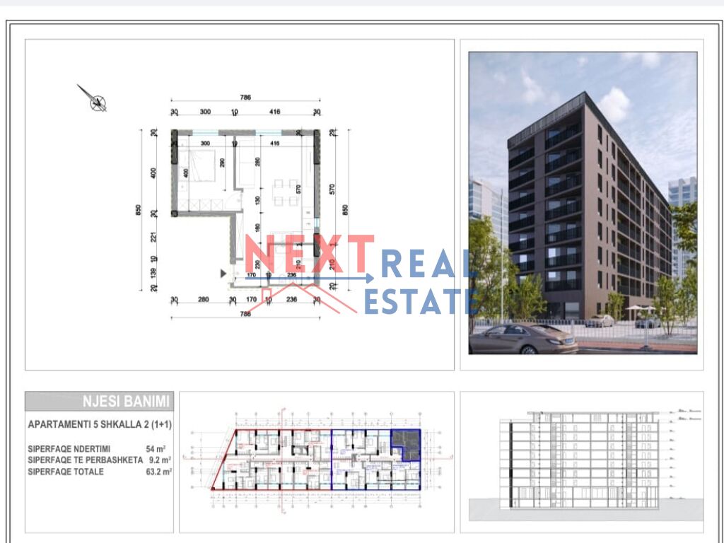 SHITET APARTAMENT 1+1 NE VLORE