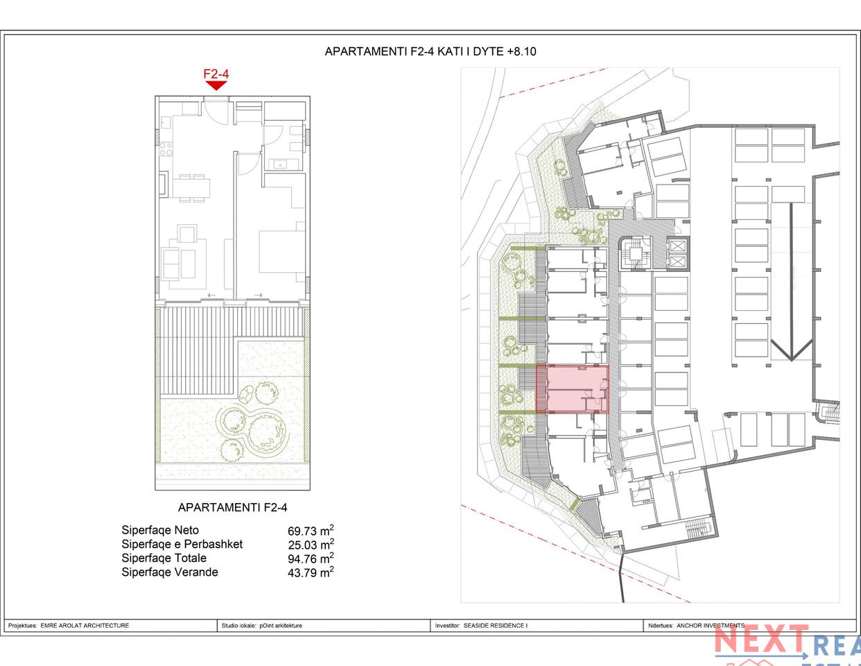 APARTAMENT 1+1 NE GREEN COAST VILLAGE