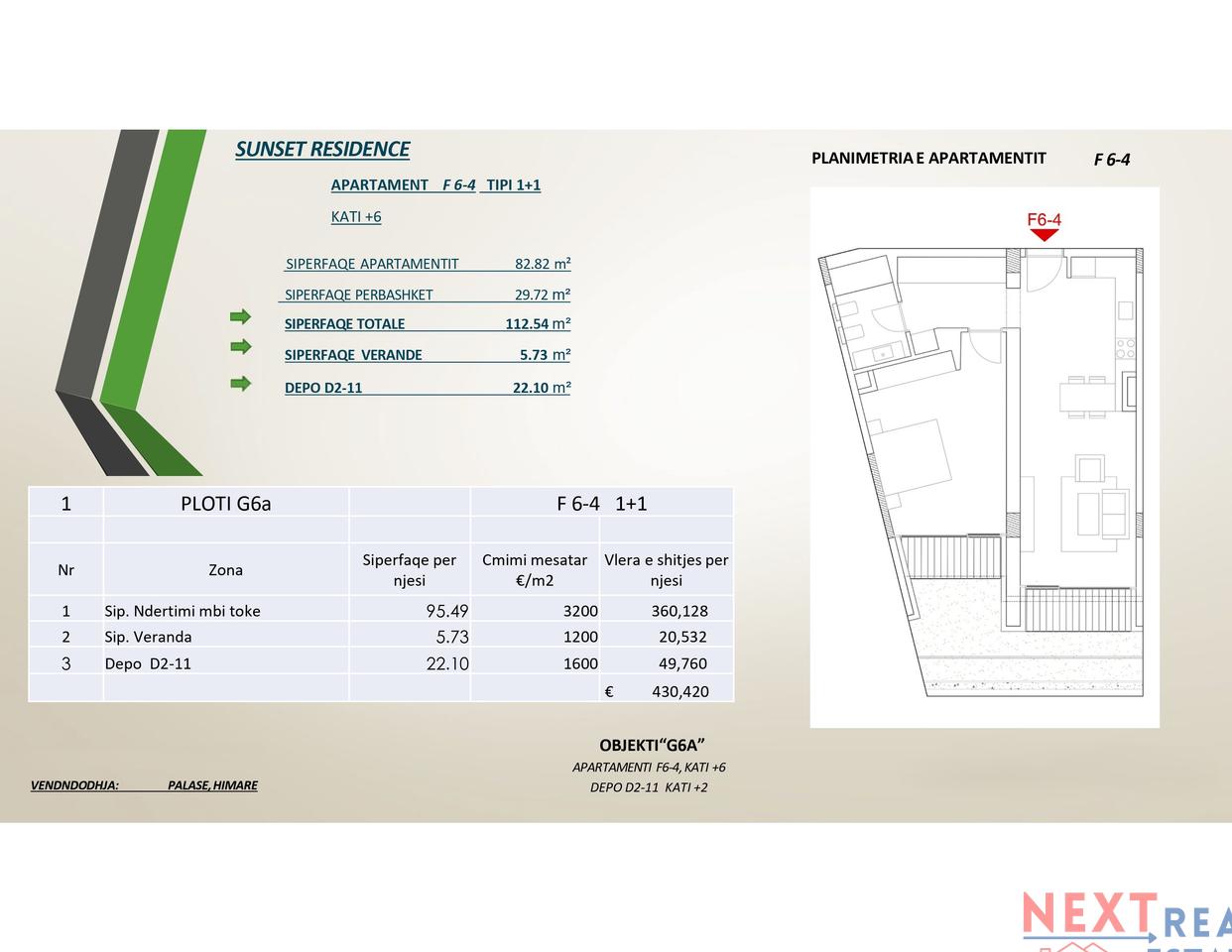 APARTAMENT 1+1 NE GREEN COAST VILLAGE