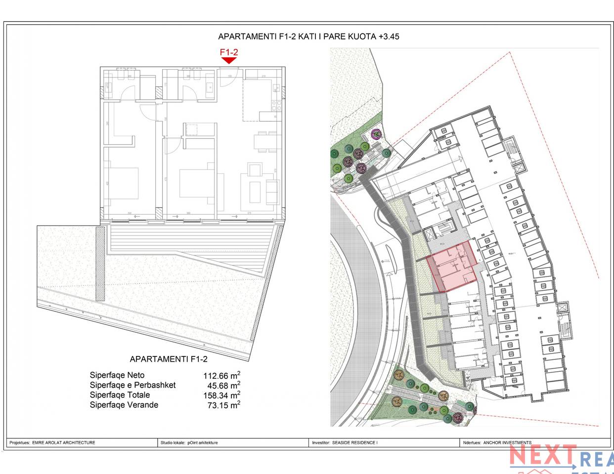 APARTAMENT 2+1 NE GREEN COAST VILLAGE