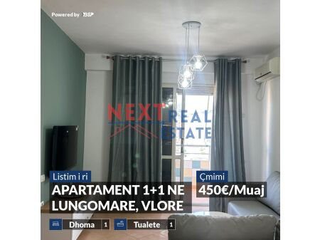 APPARTAMENTO 1+1 IN AFFITTO AL LUNGOMARE, VLORE