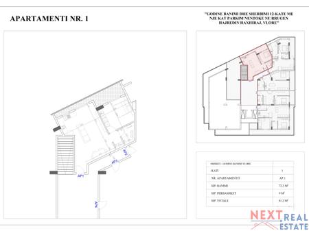 APARTMENT 2+1 FOR SALE IN VLORE