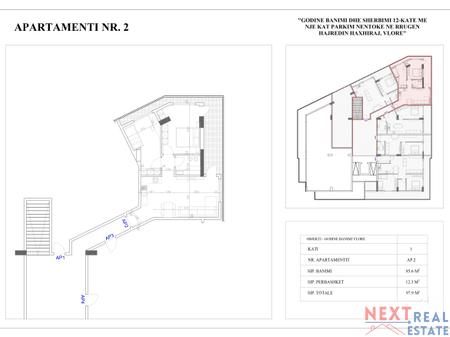 APARTMENT 2+1 FOR SALE IN VLORE