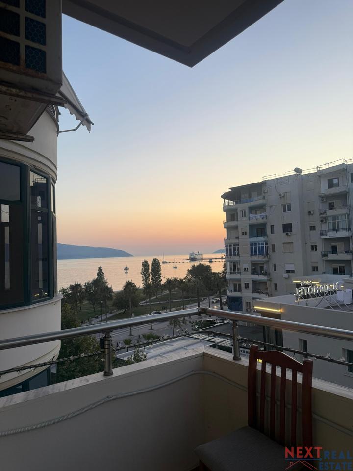 APARTMENT 2+1 WITH SEA VIEW ON THE LUNGOMARE, VLORE