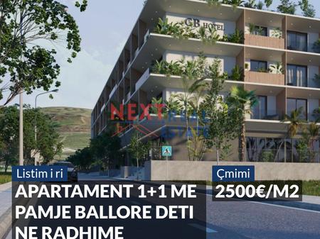 1+1 APARTMENT WITH SEA FRONT VIEW IN RESIDENTIAL COMPLEX IN RANDIHIME