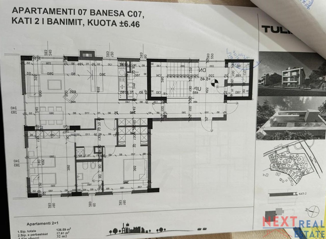 APPARTAMENTO 2+1+2 – TULIPAN RESIDENCE, BATHORE, TIRANA
