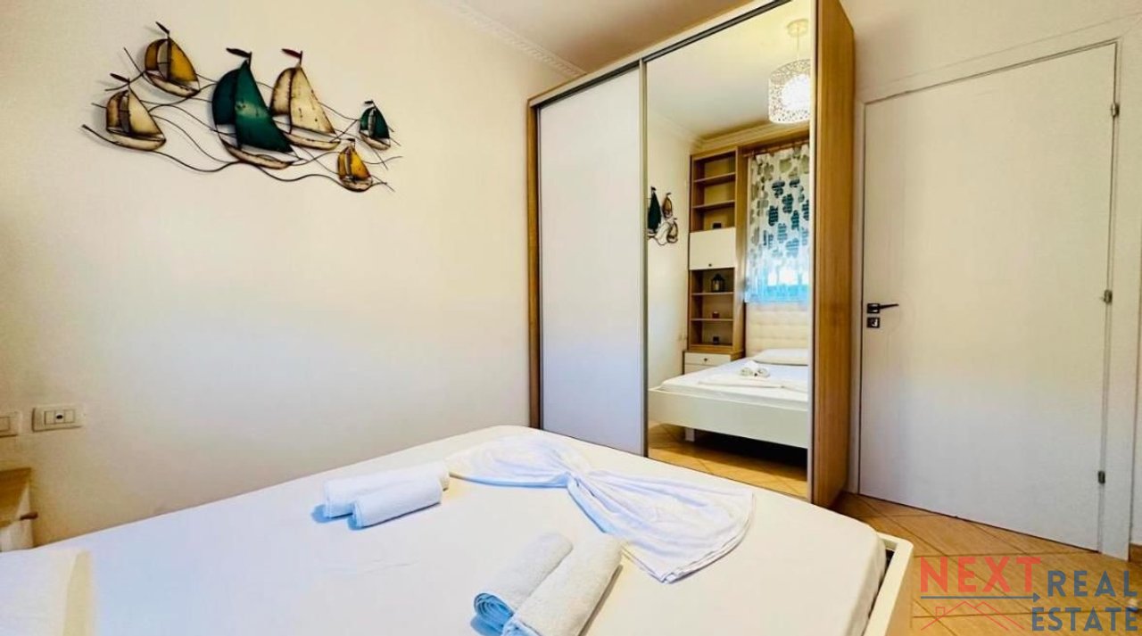 FOR RENT 1+1 APARTMENT WITH SEA VIEW ON THE PROMENADE, VLORE