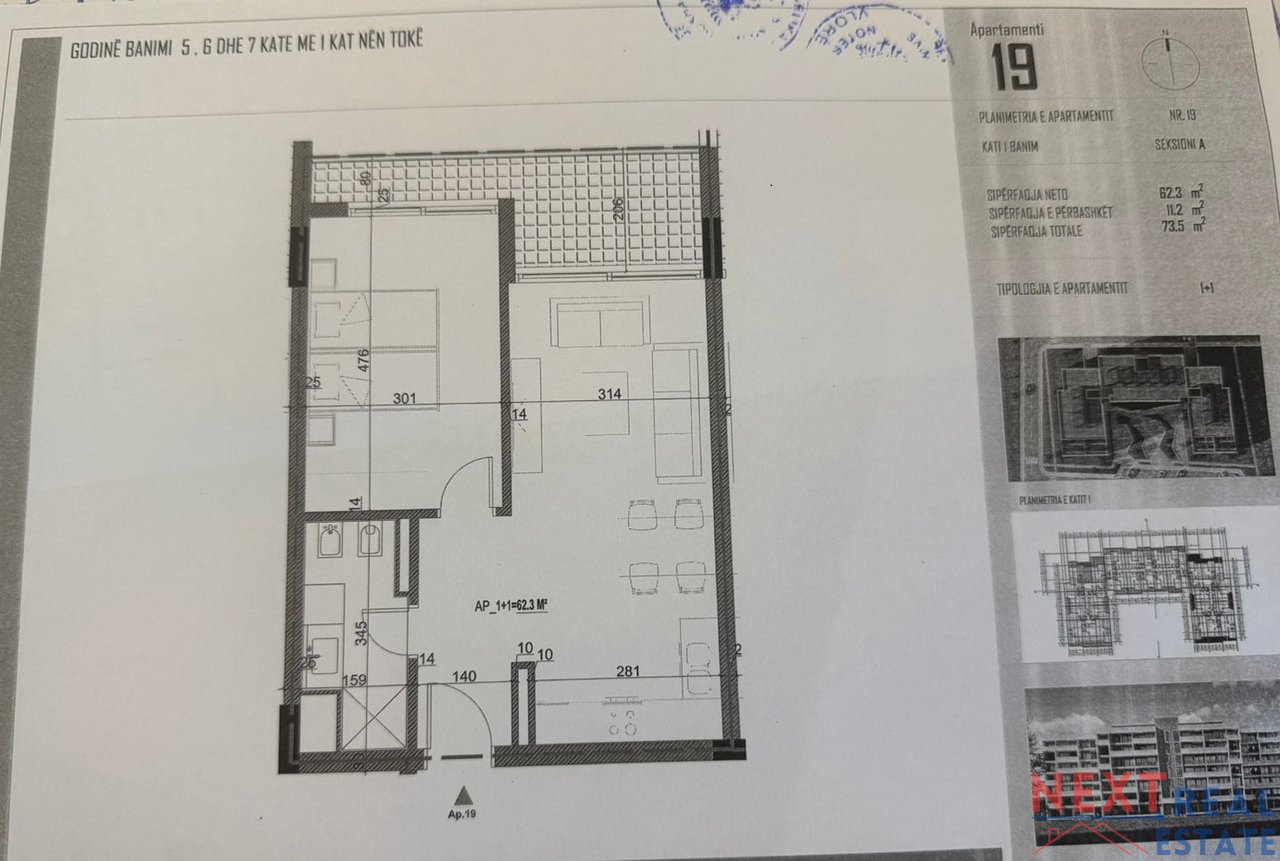 APARTMENT 1+1 FOR SALE IN ORIKUM, VLORE