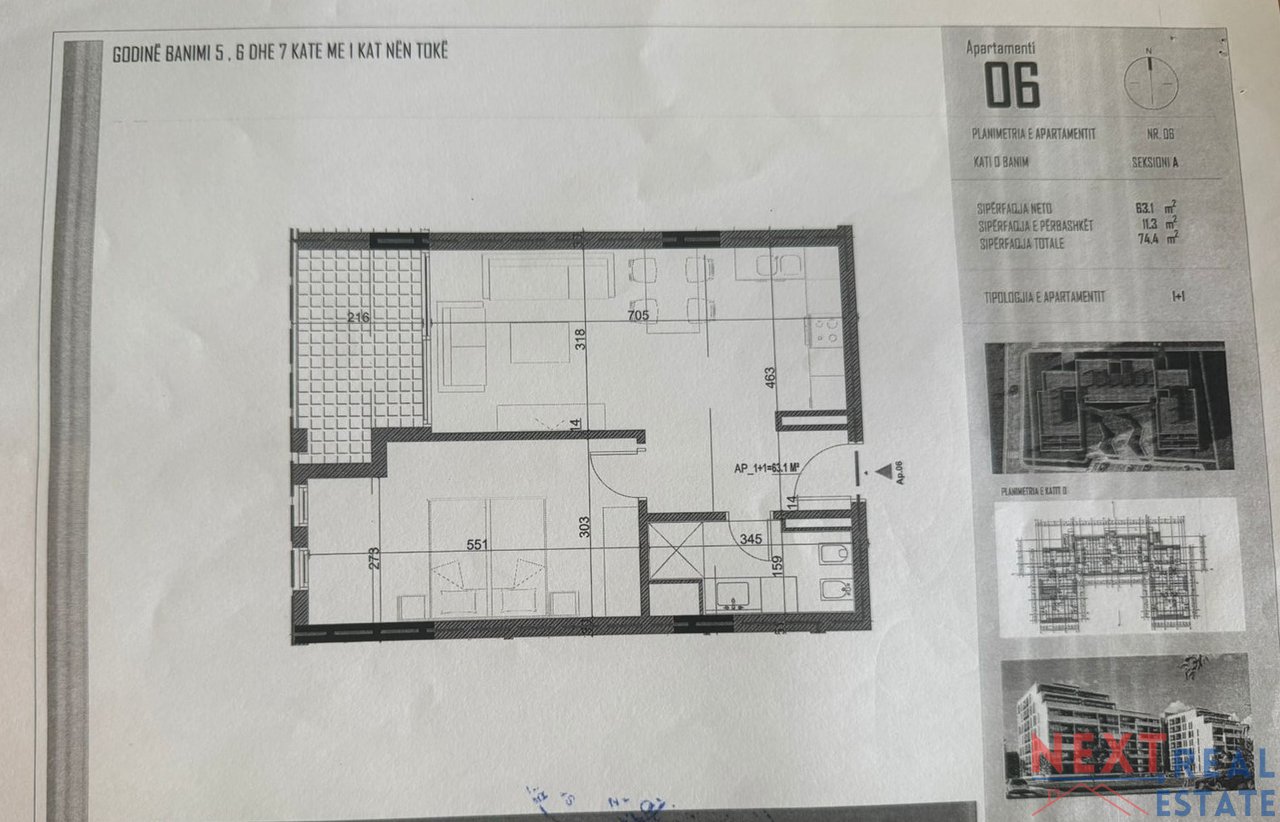 APARTMENT 1+1 FOR SALE IN ORIKUM, VLORE