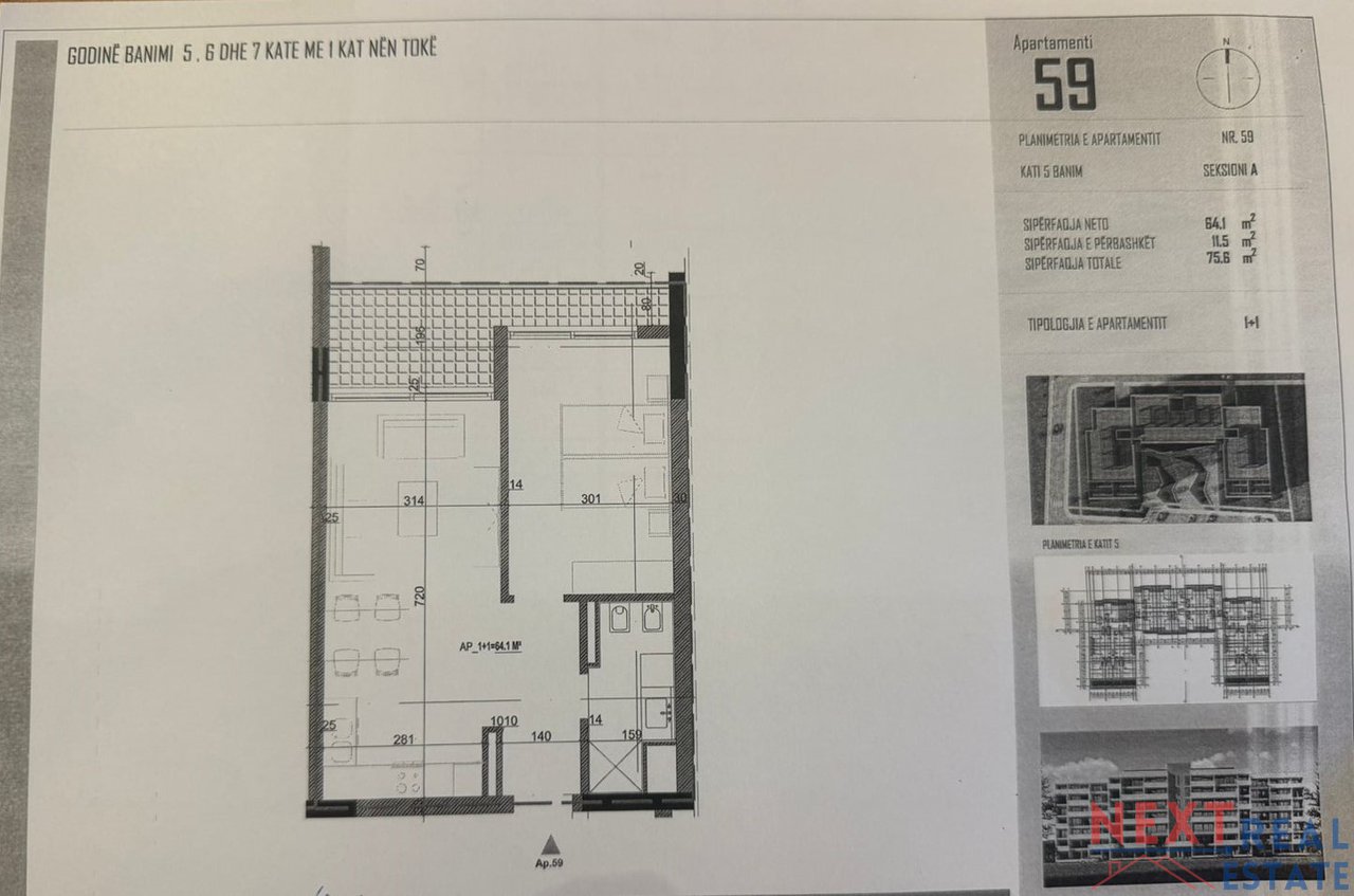 APARTMENT 1+1 FOR SALE IN ORIKUM, VLORE