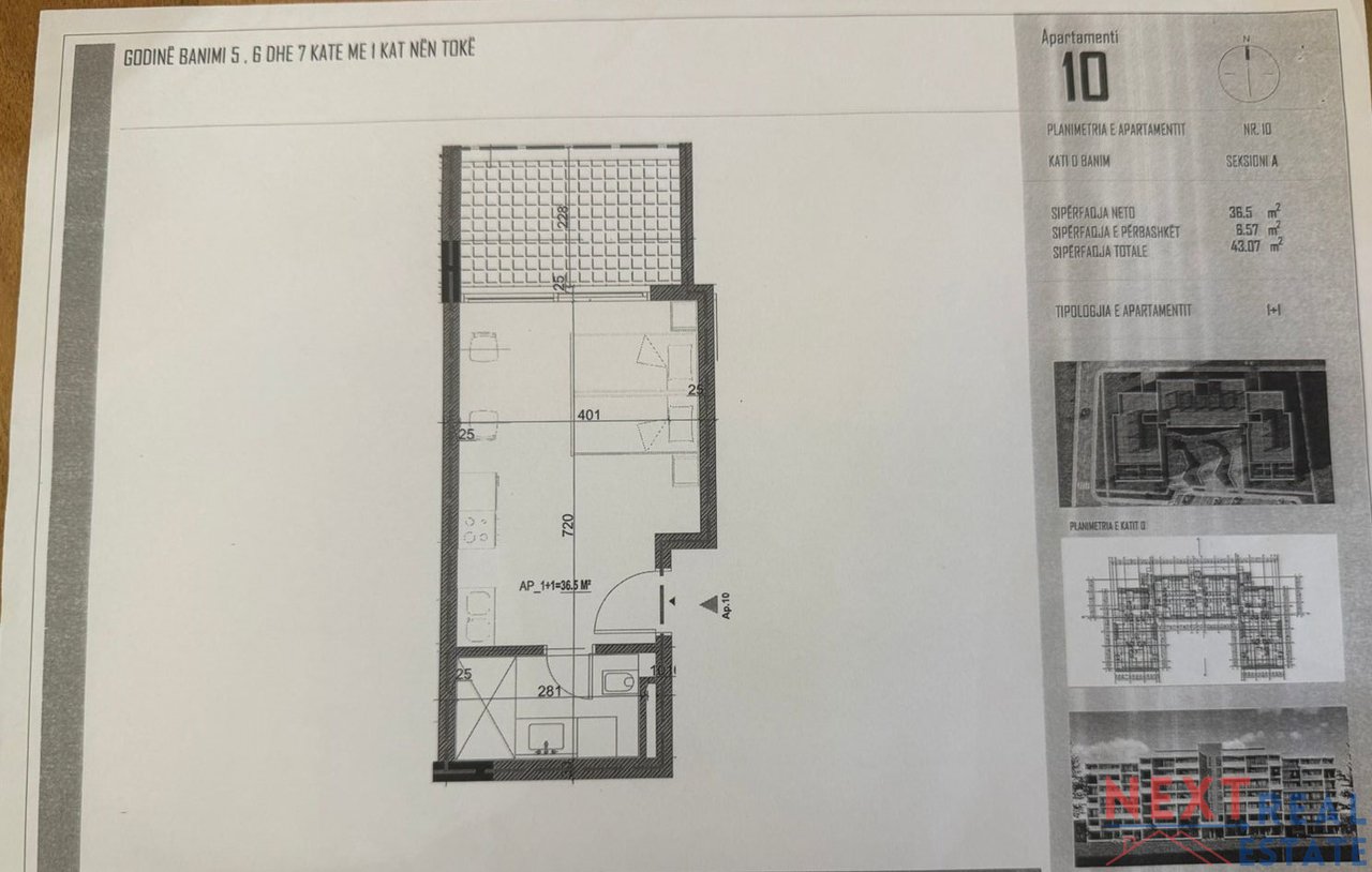 STUDIO FOR SALE IN ORIKUM, VLORE