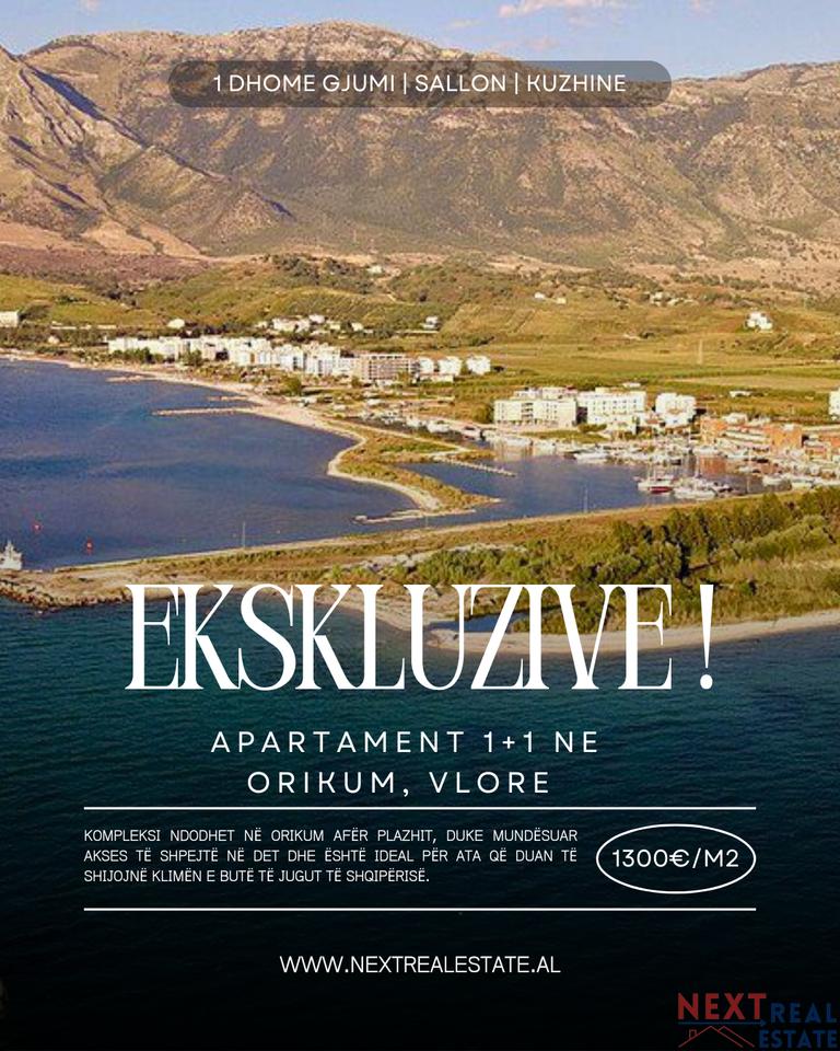 SHITET APARTAMENT 1+1 NE ORIKUM, VLORE
