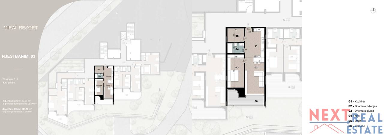 APARTAMENT 1+1 NE GREEN COAST VILLAGE
