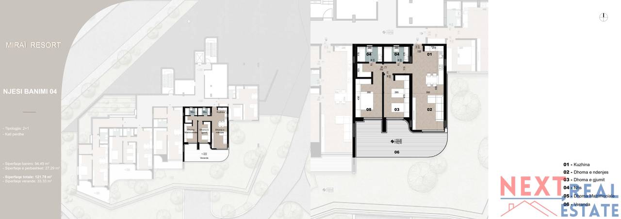APARTAMENT 2+1+2 NE GREEN COAST VILLAGE