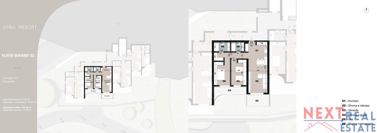 APARTMENT 2+1+2 IN GREEN COAST VILLAGE