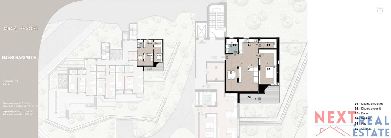 APARTMENT 1+1 IN GREEN COAST VILLAGE