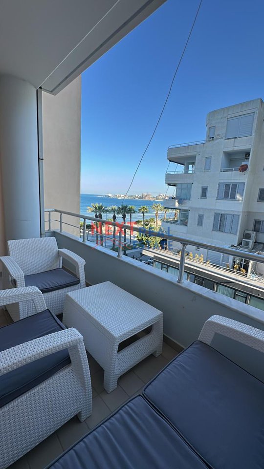 APARTMENT 2+1 WITH SEA VIEW FOR RENT IN LUNGOMARE, VLORE