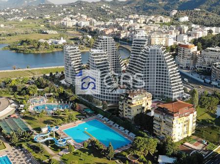 Shitet apartament 2+1+2+Verand+Parkim Tek Lake View , Liqeni artificial.