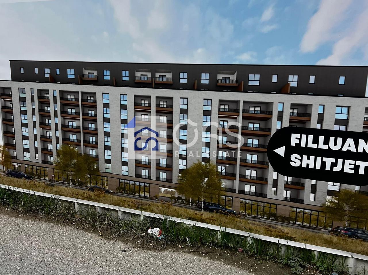 Shitet apartament 2+1+Verand ne Kamez.