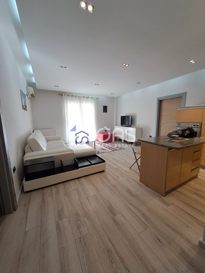 A 1+1 apartment is for rent near the Air Albania stadium.