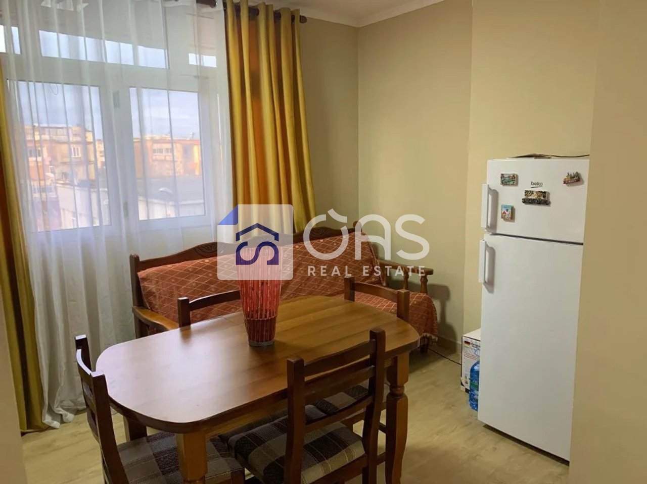 A 1+1 apartment is for rent in Xhamlliku.