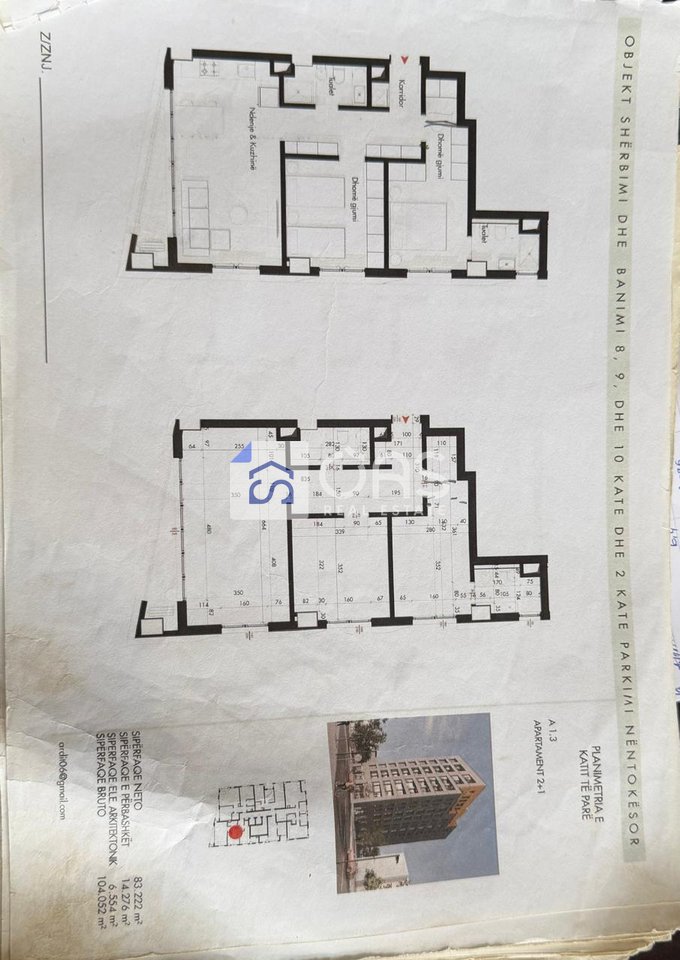 Apartment 2+1+2 for sale in Ali Demi