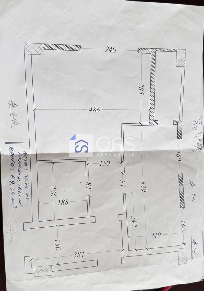 Apartment 1+1 for sale in Ali Demi